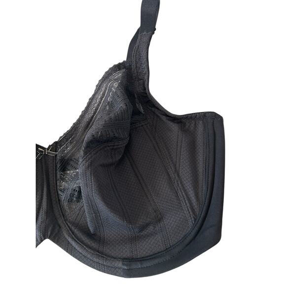 Lilyette Enchantment Minimizer Bra Lace Unlined Underwire Women’s 40DDD 0434 - Picture 3 of 11